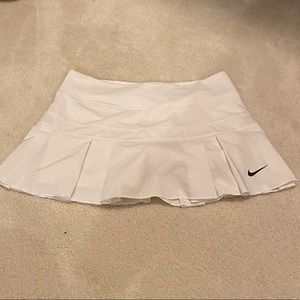 Nike white tennis skirt